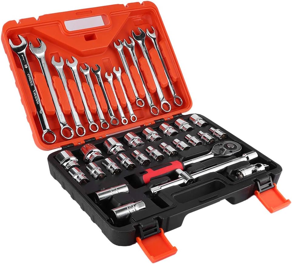 YYQTGG Combination Spanner Set Portable Impact Socket Set
