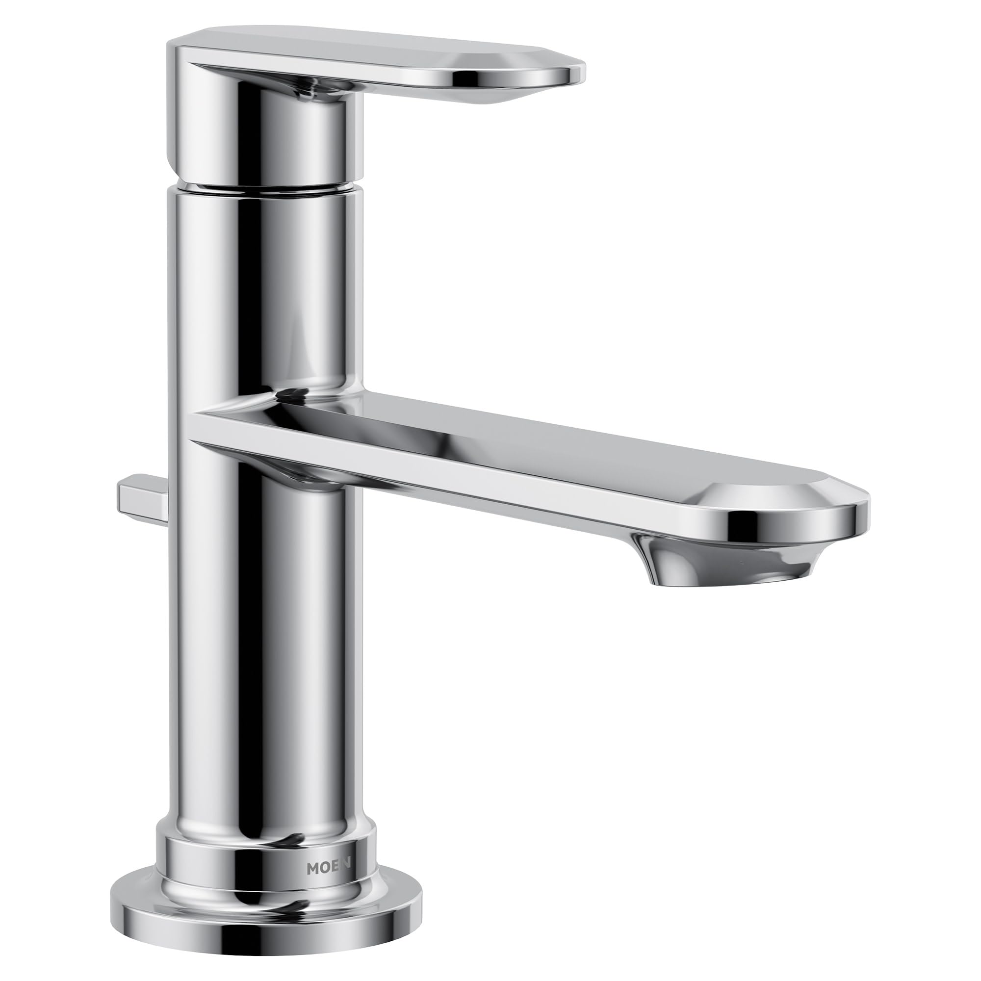 Robinet de lavabo Moen Greenfield 6504 mitigeur chrome au design architectonique