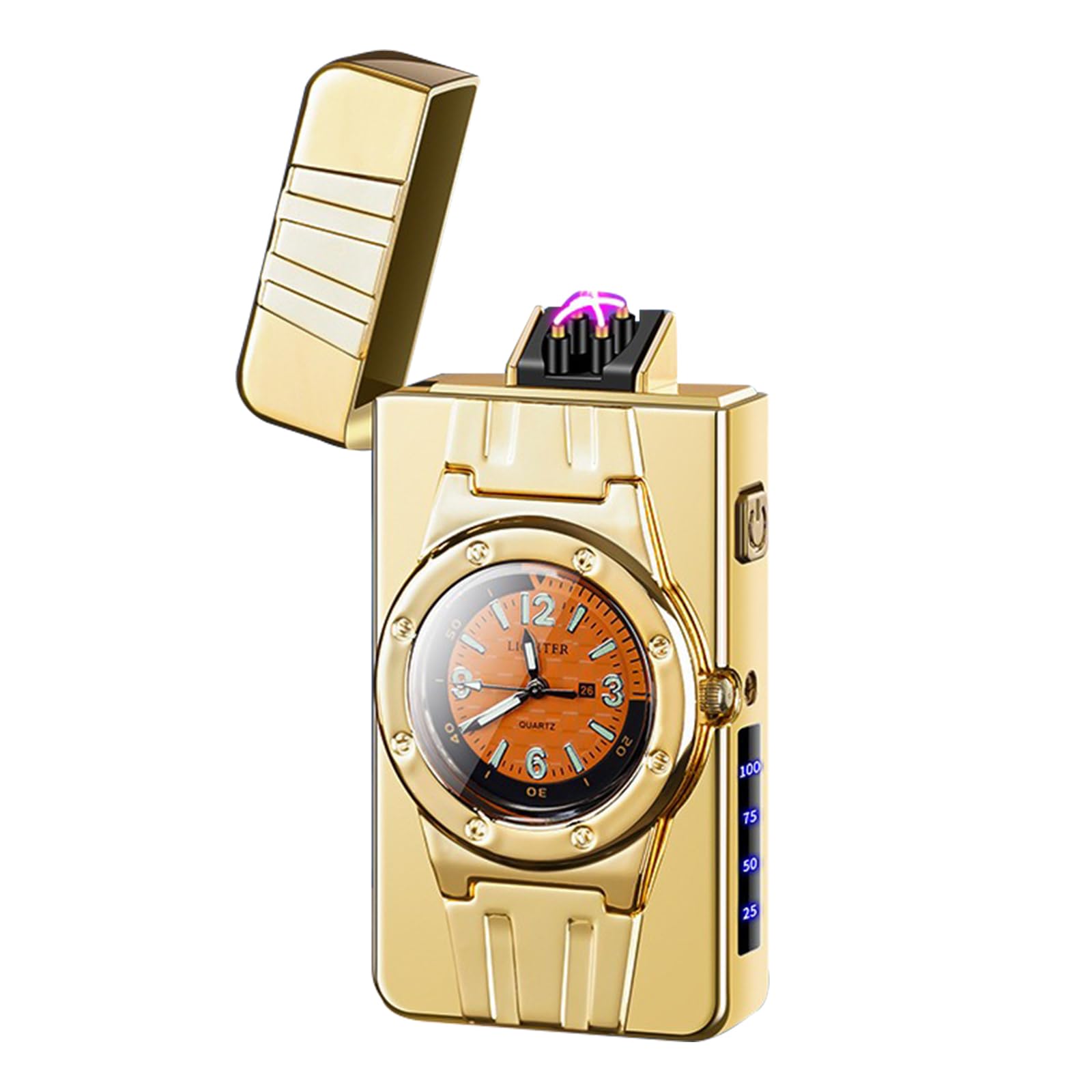 Briquet plasma design de luxe étanche et rechargeable