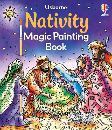 Usborne Nativity Magic Painting Book.