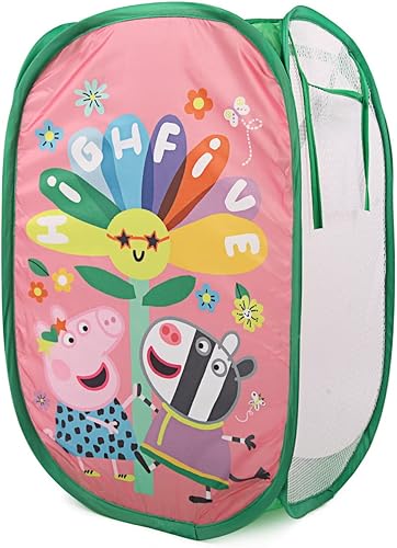 Miniatura 5 de Cesta desplegable con asas de transporte duraderas, 13 estilos de dibujos animados para niños