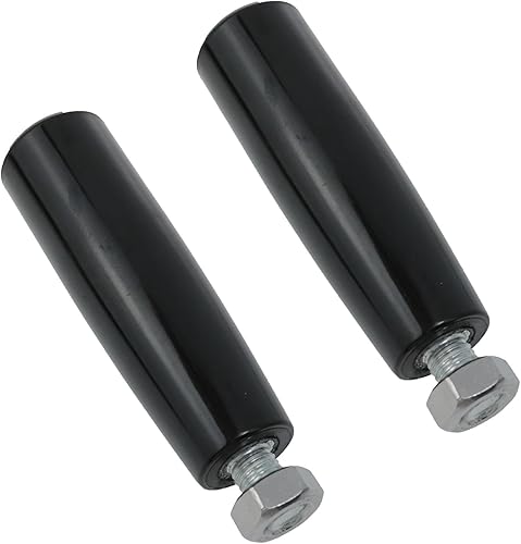 Negro M10 Rosca Mango Empuñaduras Torno Mango Manivela Rueda de Mano con Tuercas Giratorias Manijas de Máquina para Fresadoras, Tornos, Amoladoras,