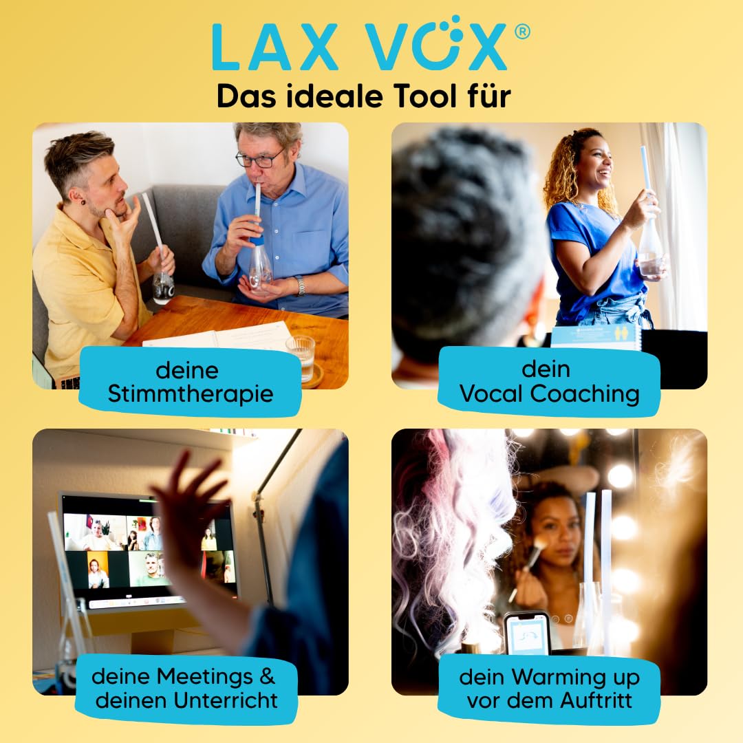 LAX VOX Tube for Voice Regeneration Training, and Education (Transparent) - Image 4