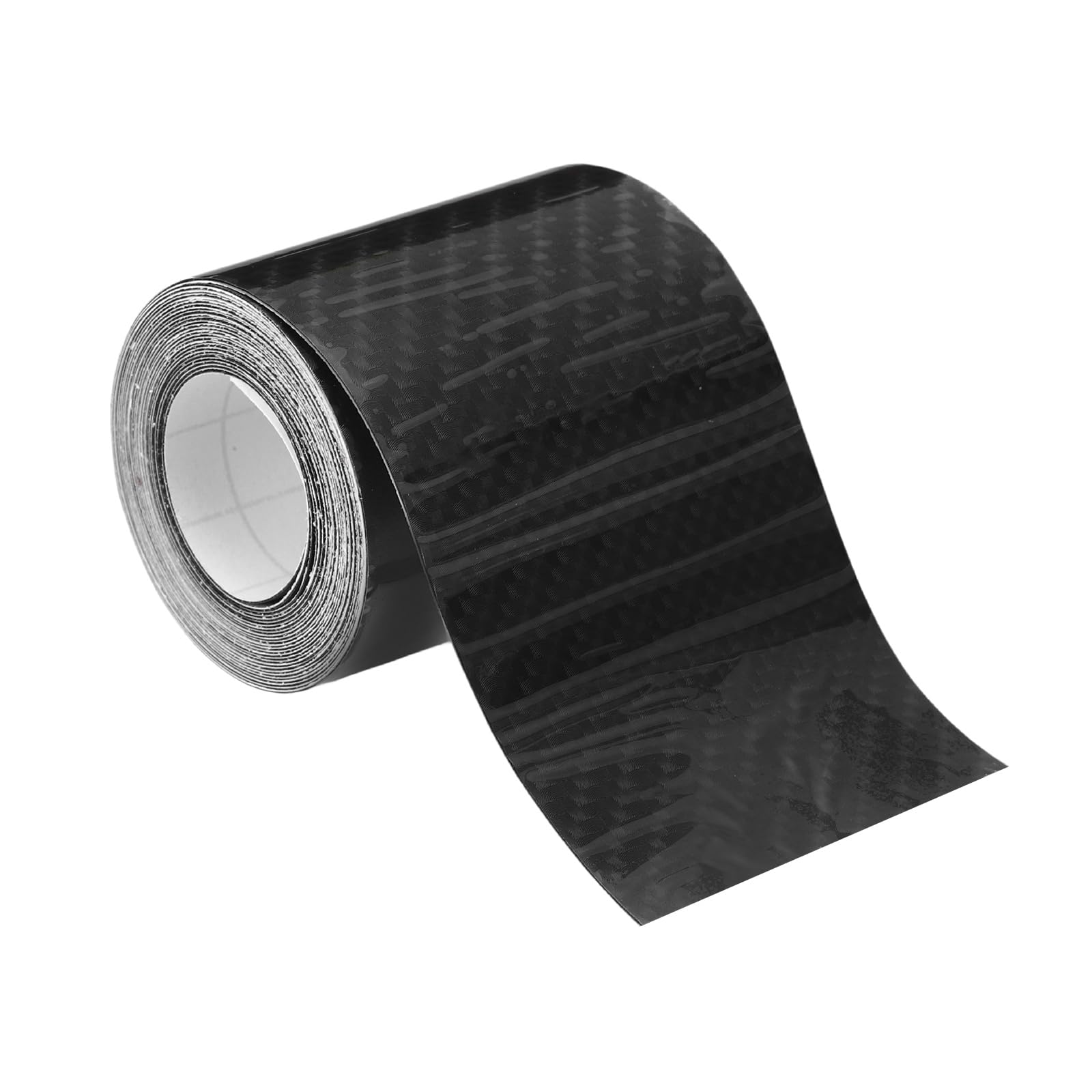 PATIKIL 2" x 9.8ft Black Carbon Fiber Air-Release Adhesive Vinyl Tape Roll, 6D Universal Anti-Scratches Vehicle Protection Vinyl Wrap Film for Car Trucks RVs SUV