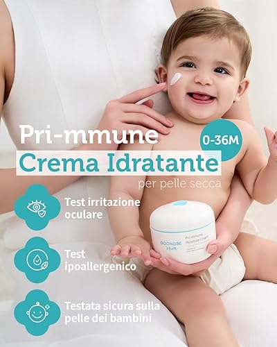 Miniatura 2 de GOONGBE Pri-mmune Crema hidratante Crema corporal coreana para bebé con manteca de karité Hidratante diario hipoalergénico suave para piel seca