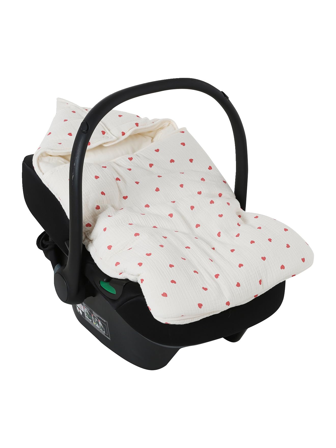 VERTBAUDET Nid Ange Enveloppant Poussette Siège Auto en Coton