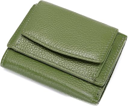 Amazon Co Jp Amazon限定ブランド ミニ財布 三つ折り財布 小銭入れ レディース カード入れ ボックス型 ボタン式 キミング防止 Bhplus グリーン シューズ バッグ