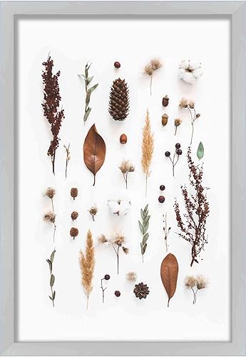 Miniatura 7 de 8x10 Silver Shadowbox Frame - Shadow Box Frame Interior Size 8x10 by 1.5 Inches Deep - Silver Frame Made to Display Items Up to 1.5 Inches Deep!