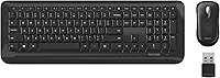 Incase Combo de teclado e mouse para desktop 850 – projetado pela Microsoft – conexão sem fio, rastreamento de precisão, criptografia AES sem fio de 128 bits, teclas de atalho do Windows, design