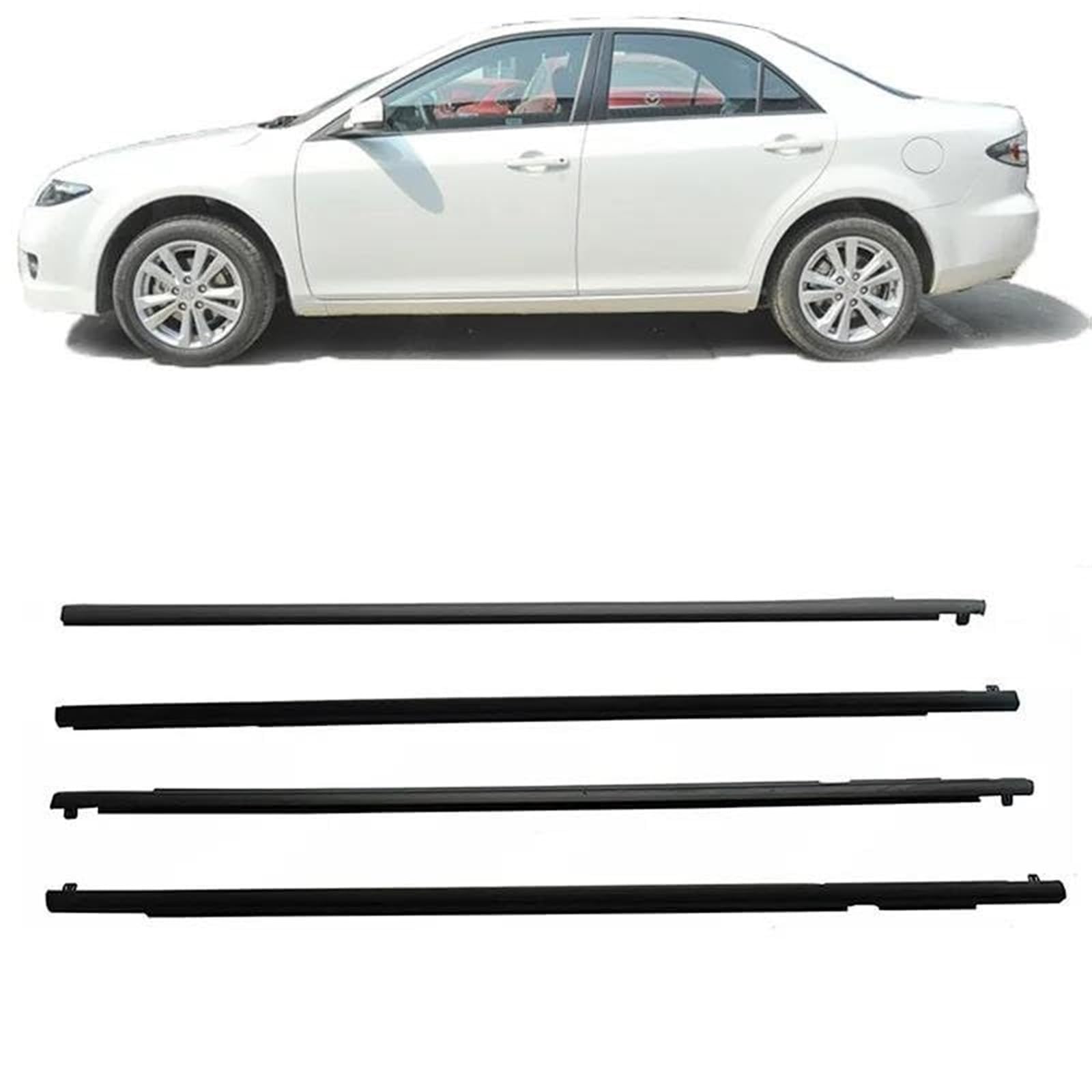 Joints de porte de fenêtre Joint de vitre extérieure de voiture