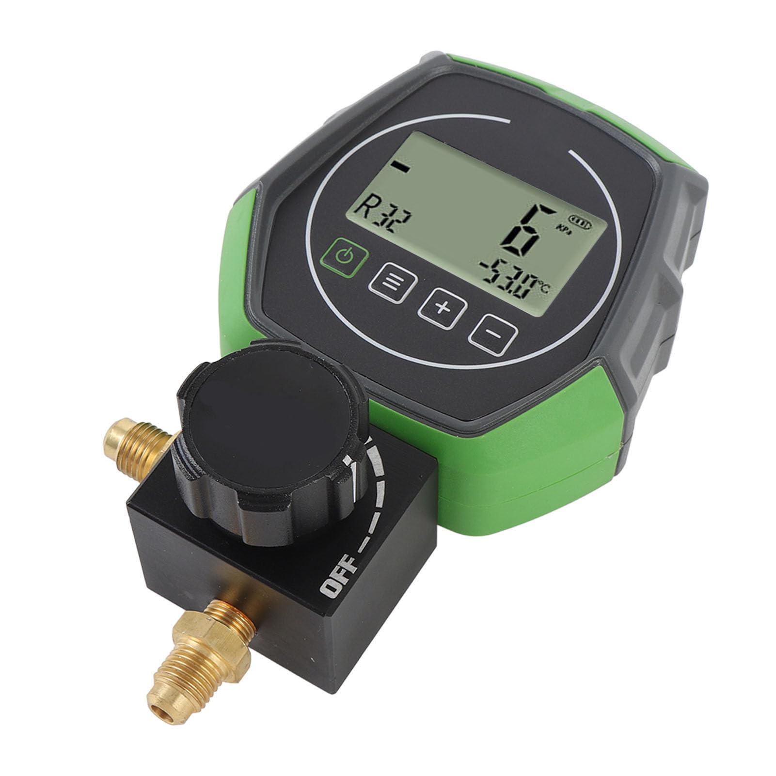 Haofy Probador de Vacuómetro Digital Resistente para HVAC con Circuitos Avanzados, Ideal para Técnicos de HVAC, Larga Vida útil ABS/aleación de Aluminio