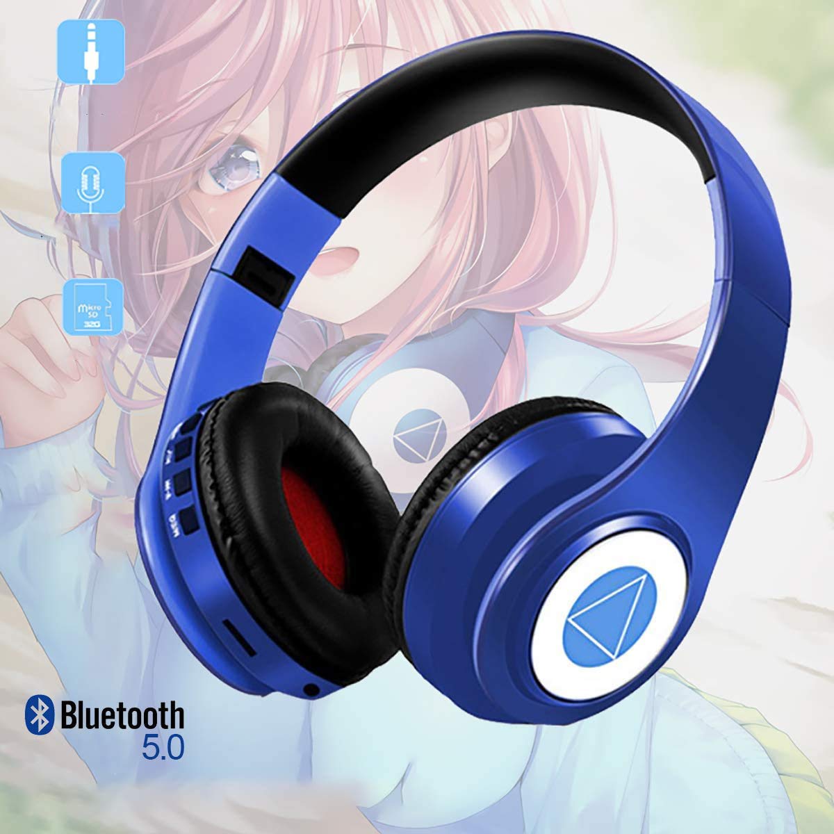 Buy YTYC Nakano Miku Bluetooth Headphones, Miku Headphones,The ...