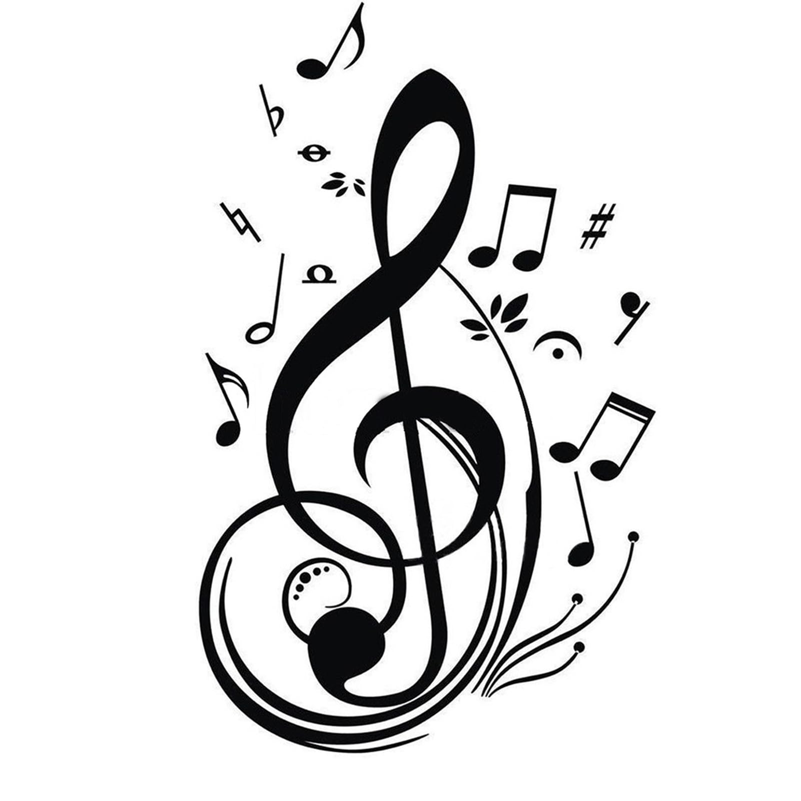 matumou Music Notes Home Decor Sticker Decal Cars Truck Laptop Window Wall Bumper
