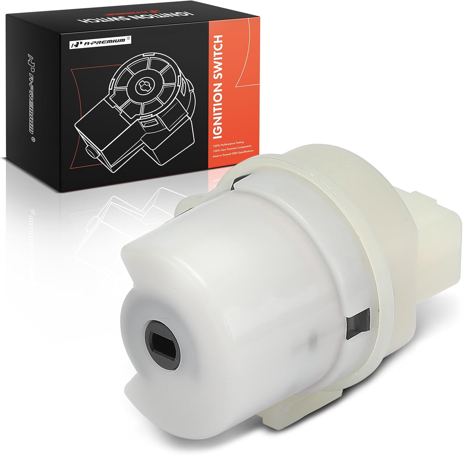 A-Premium Ignition Starter Switch Compatible with Hyundai & Kia Vehicles - Elantra 2001-2004, Santa Fe 2002-2005, Tucson 2005-2009, Sorento 2003-2009, Sportage, Spectra, Spectra5-6 Blades