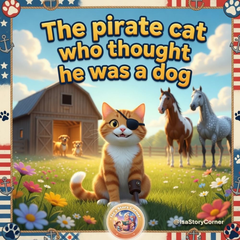The Pirate Cat who thought he was a dog: A story and activities book