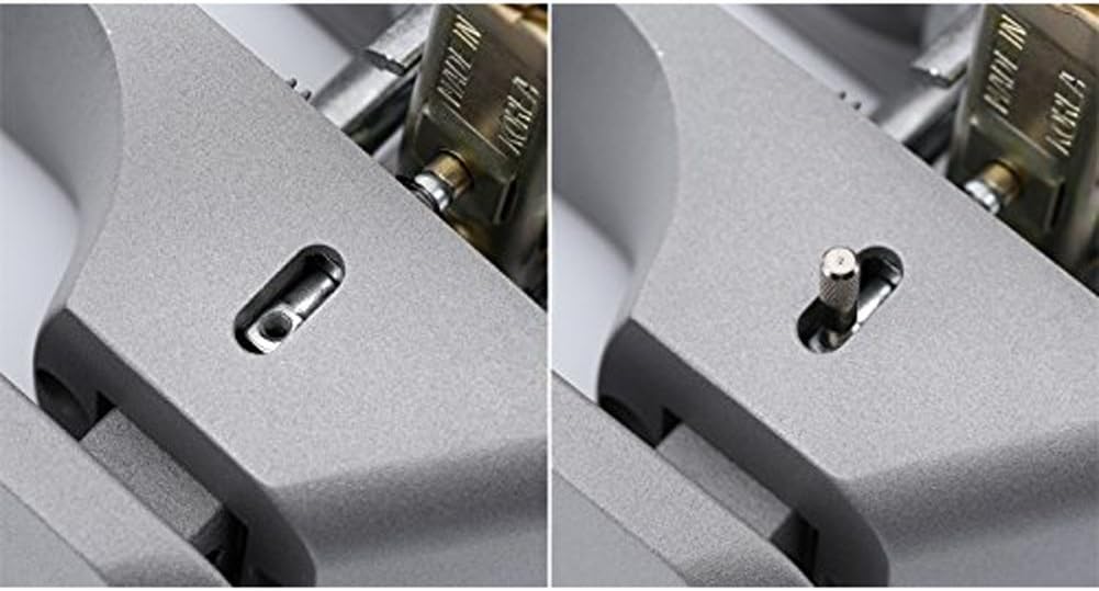 Push Pull One Touch Push Pull Easy DIY Door Knob Handles PPL-1701 (Gray)