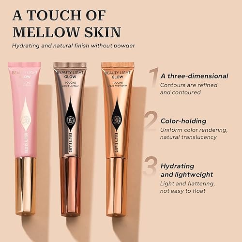 Miniatura 4 de Lápiz de rubor de belleza, barra de rubor líquido con punta de esponja, rubor facial mate, varita líquida cremosa suave y sedosa, ligera y duradera