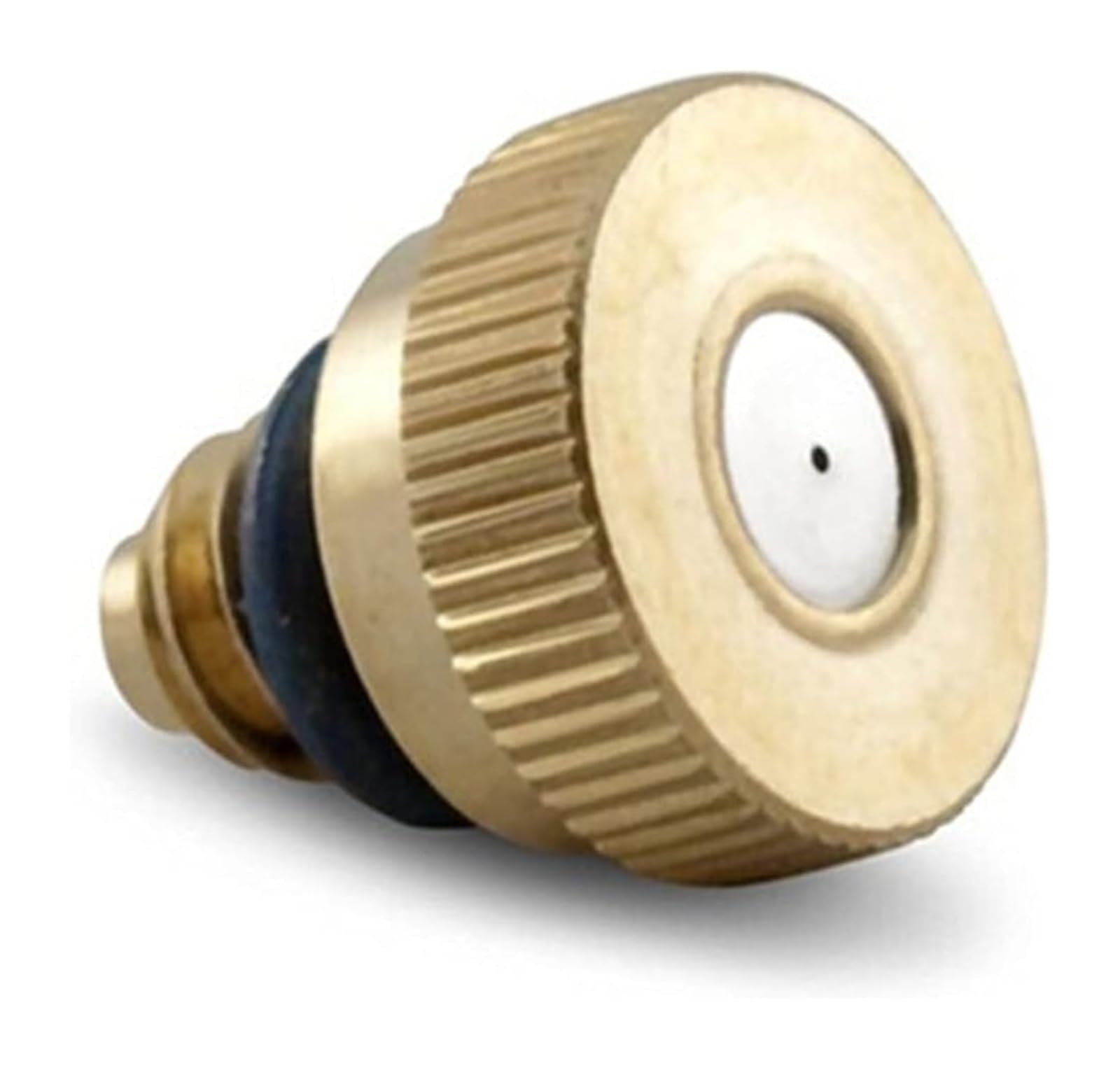 HVMBEUGOS High Pressure Spray Nozzle, Brass Atomizing Nozzle 0.1-0.8mm Pack of 20 Low Pressure Misting Cooling Humidification(0.3mm)