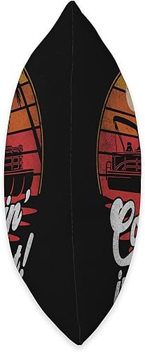 Miniatura 2 de Pontoon Boat Accessories & Lake Life Tees Comin in in Hot Funny Lake Life Pontón Boat Owner Pillow, 18 x 18 pulgadas, multicolor