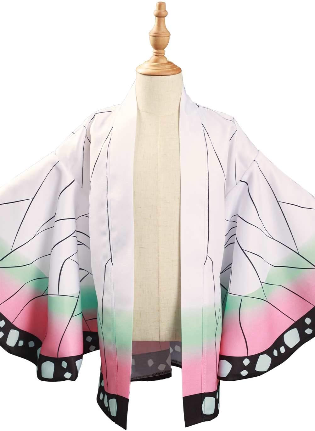 Kids Kimetsu Tanjirou Nezuko Giyuu Cape Cloak Cosplay kimono Cardigan Top Jacket - Image 4