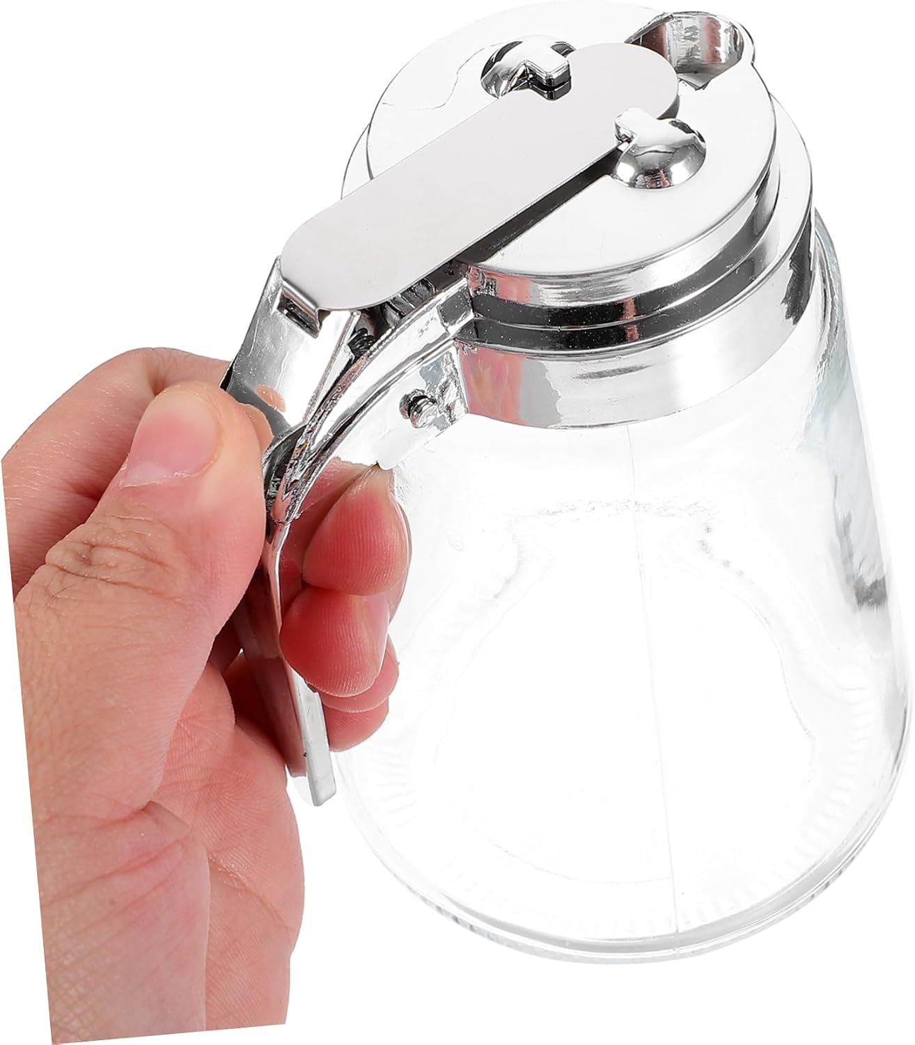 2Pcs Dispenser for Syrup and Honey Leak Design for Bar Stylish Kitchen Storage Material for Freshness and Safety