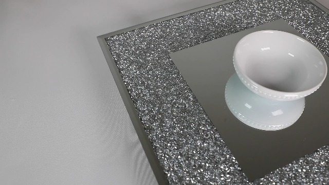 Plato Charger Regent Square de Cristal Plateado 14 pulg miniatura 7