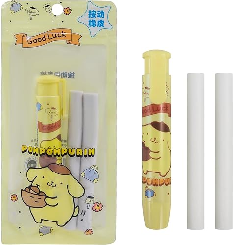 Borrador Kawaii para niños, borradores retráctiles para lápices, divertidos borradores adecuados para niños mayores de 6 años, suministros de