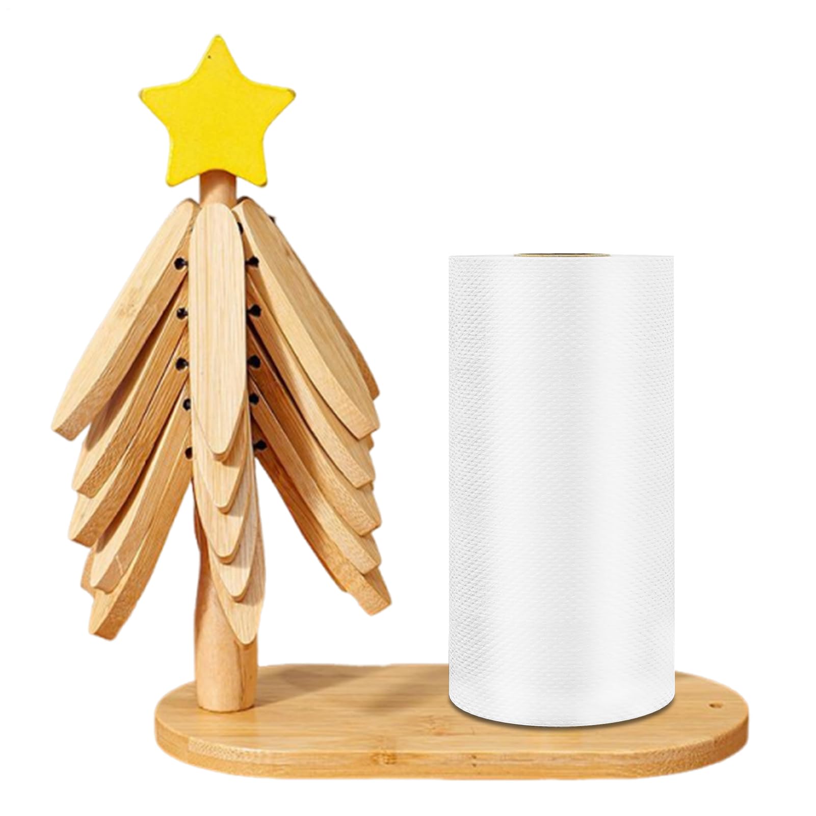 Dessous de plat en forme d'arbre naturel pour vos repas de famille et pauses thé