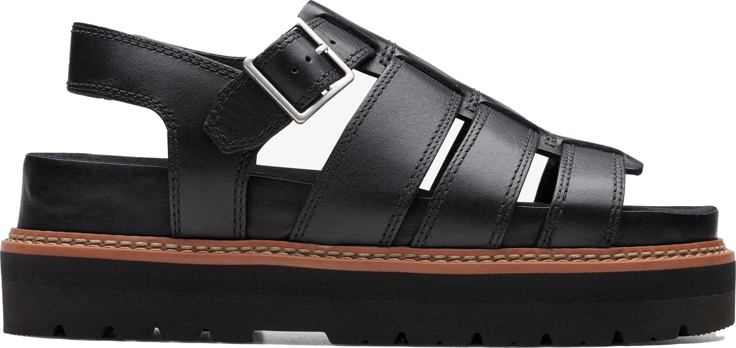 Clarks Women's Orianna Twist Sandals 40 EU Black