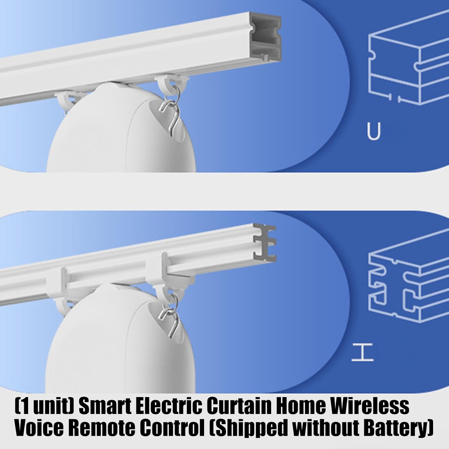 Electric Curtain Controller Works with Home Automation Systems Remote Via App or Voice Commands App Controlled Curtains