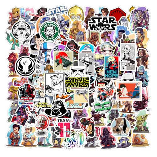 Ninegirl FSC 100Pcs Star War Stickers thumb #5
