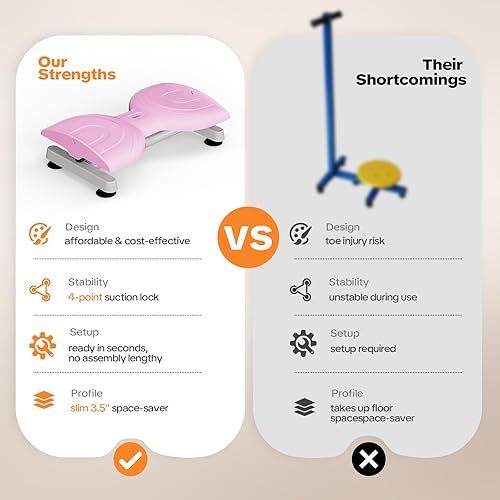 Miniatura 4 de Máquina para hacer ejercicio de cintura con capacidad de 350 libras, equipo de entrenamiento para abdominales para grasa abdominal y cintura