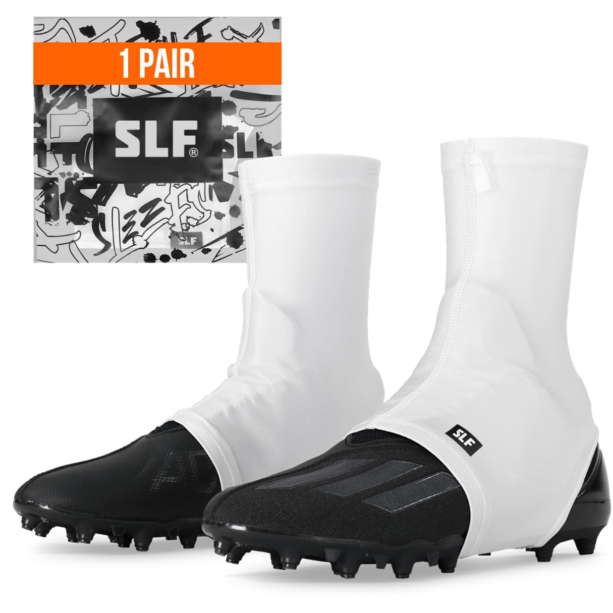 SLEEFS Football Spats/Cleat Covers for Secure Laces, Fits Any Cleats