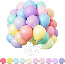 Luftballons Pastell 100 Stück, 25cm Bunte Luftballon Luftballons Geburtstag für Deko Geburtstag Ballons,Deko Hochzeit,Party Deko