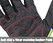 RIGWARL Winter Gloves Skeleton Zombie Bones Design Windproof Waterproof Riding Biking Climbing Motorcycling Cycling Working Gardening (M, Black)