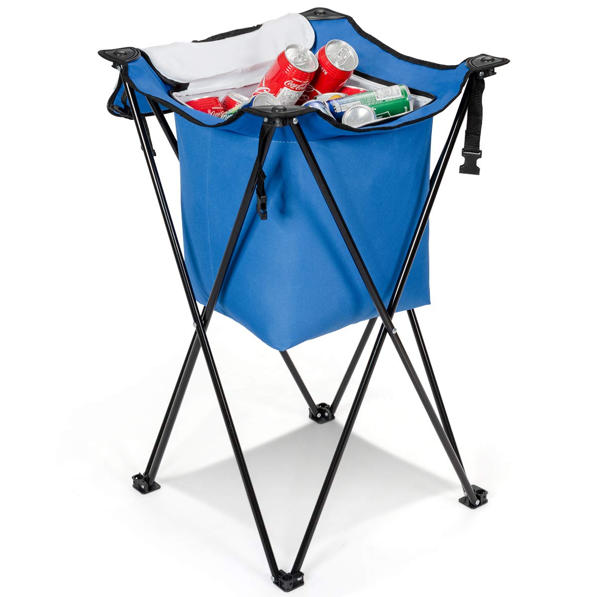 insulated cooler bag with stand