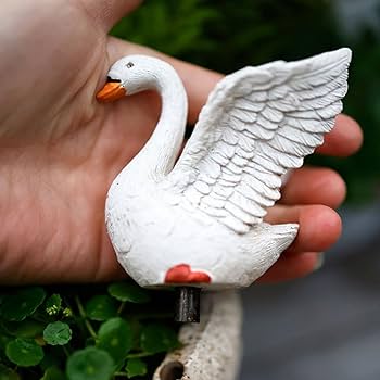 R.ARGENT 洋銀製シルバーアヒルの置物2匹 Italy製 Amazon.co.jp: 本物そっくり アヒル置物 穴なし アヒルの植木鉢