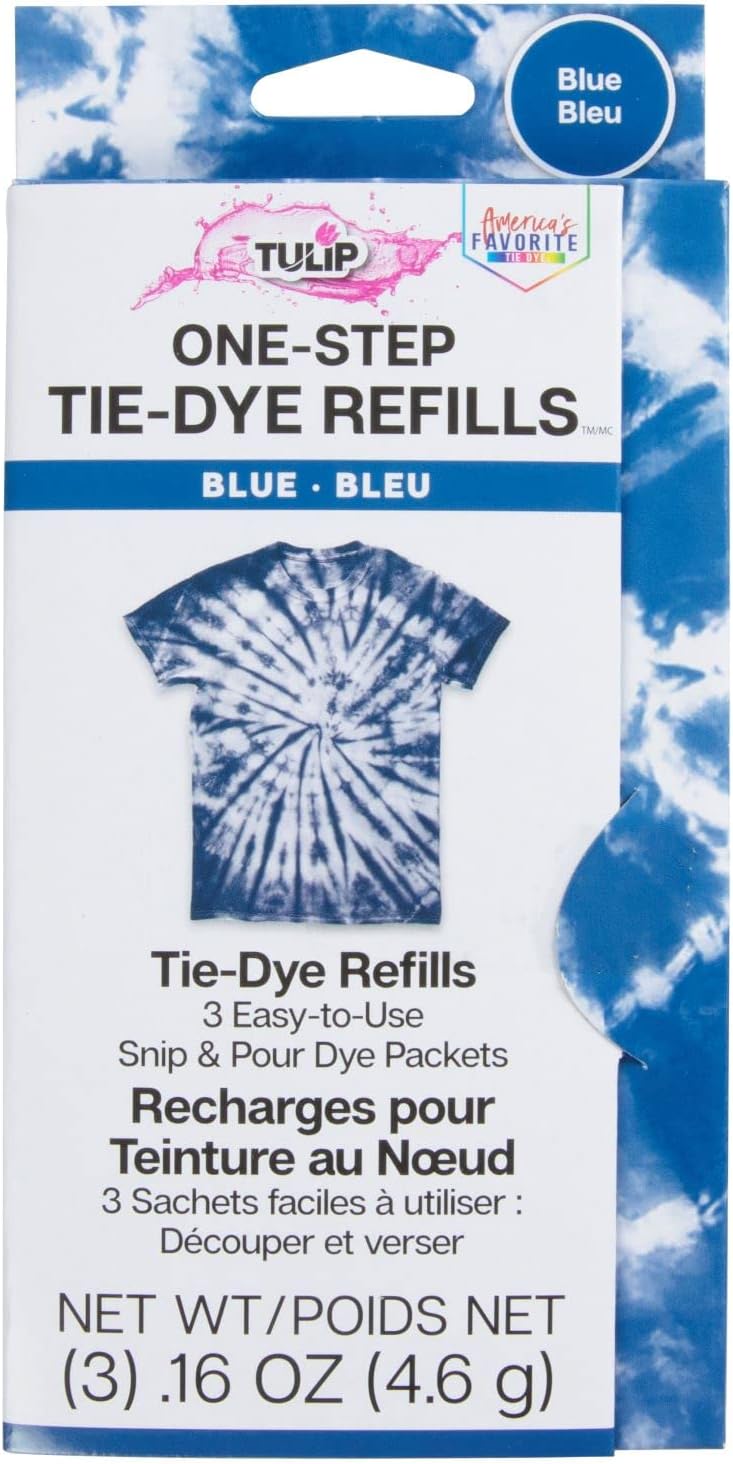 Amazon.com: Tulip One-Step Tie-Dye Kit Dye Refill Packs, Blue : Everything Else