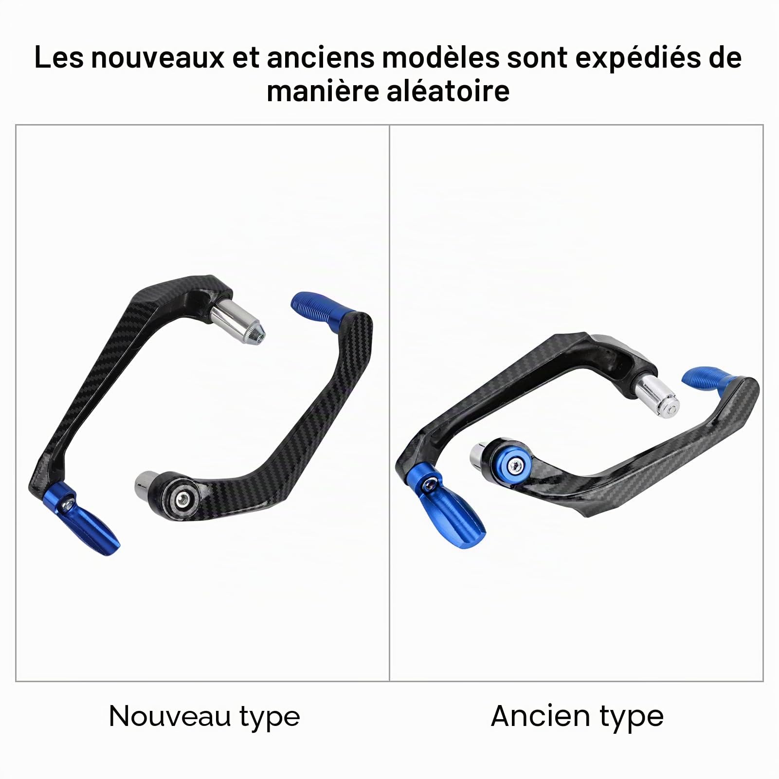protège levier gsr 750, protection levier moto, Protecteur universel de frein de guidon de moto en alliage d'aluminium de 7/8 pouces (bleu)
