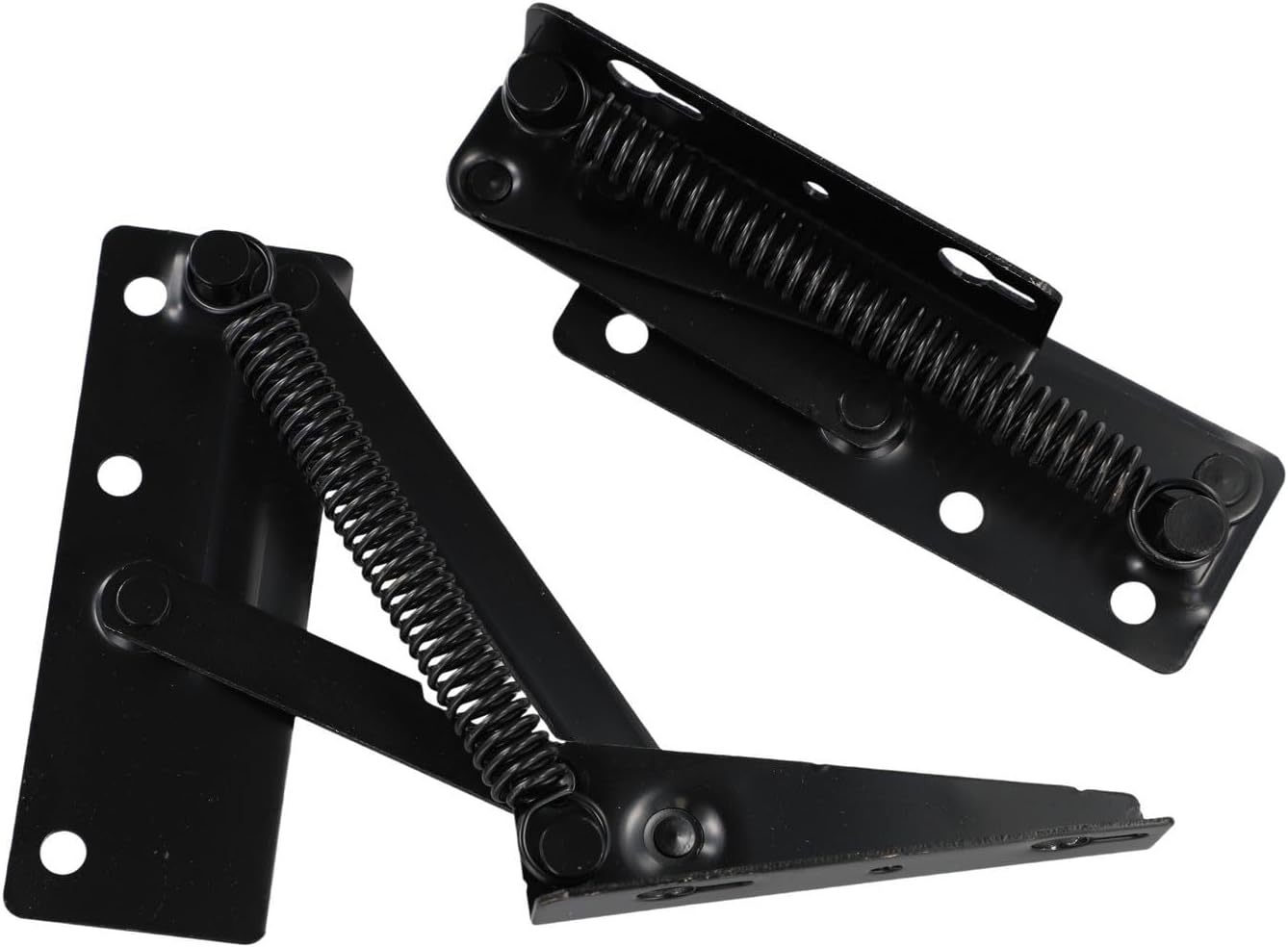 2-Pack Adjustable Angle Sofa Bed Hinge Mechanism, 3-Position Steel Hardware for DIY Furniture Repair, Black