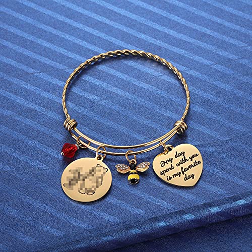 Kvekstio-Classic-Winnie-The-Pooh-and-Piglet-Quote-Any-Day-Spent-with-You-is-My-Favorite-Day-Friendship-Honey-Bee-Charm-Gold-Bangle-Bracelet-for-Women