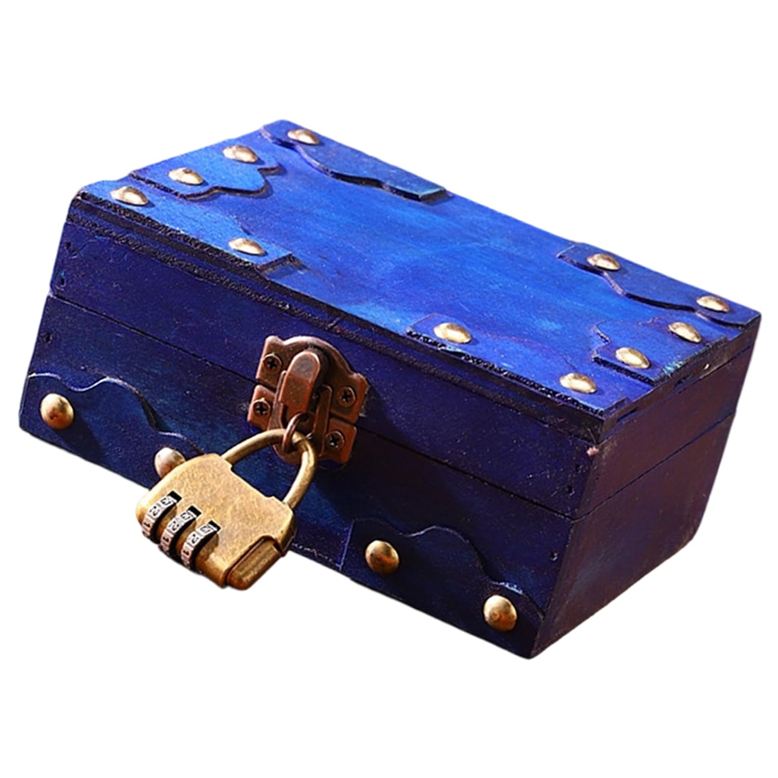 Kaeltsyn European Wood Storage Chest Featuring Metal for Secure Storage of Valuables and Decorative Home Accent Decorative Box