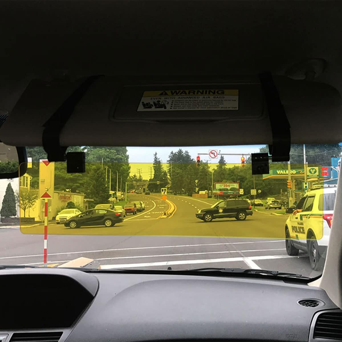 Amazon | Glare Guard 偏光サンバイザー 車用｜眩しさ軽減・UVカット 