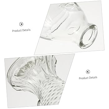 Amazon.co.jp: HOOTNEE 魚の形をしたガラスボトル 装飾用 繊細な