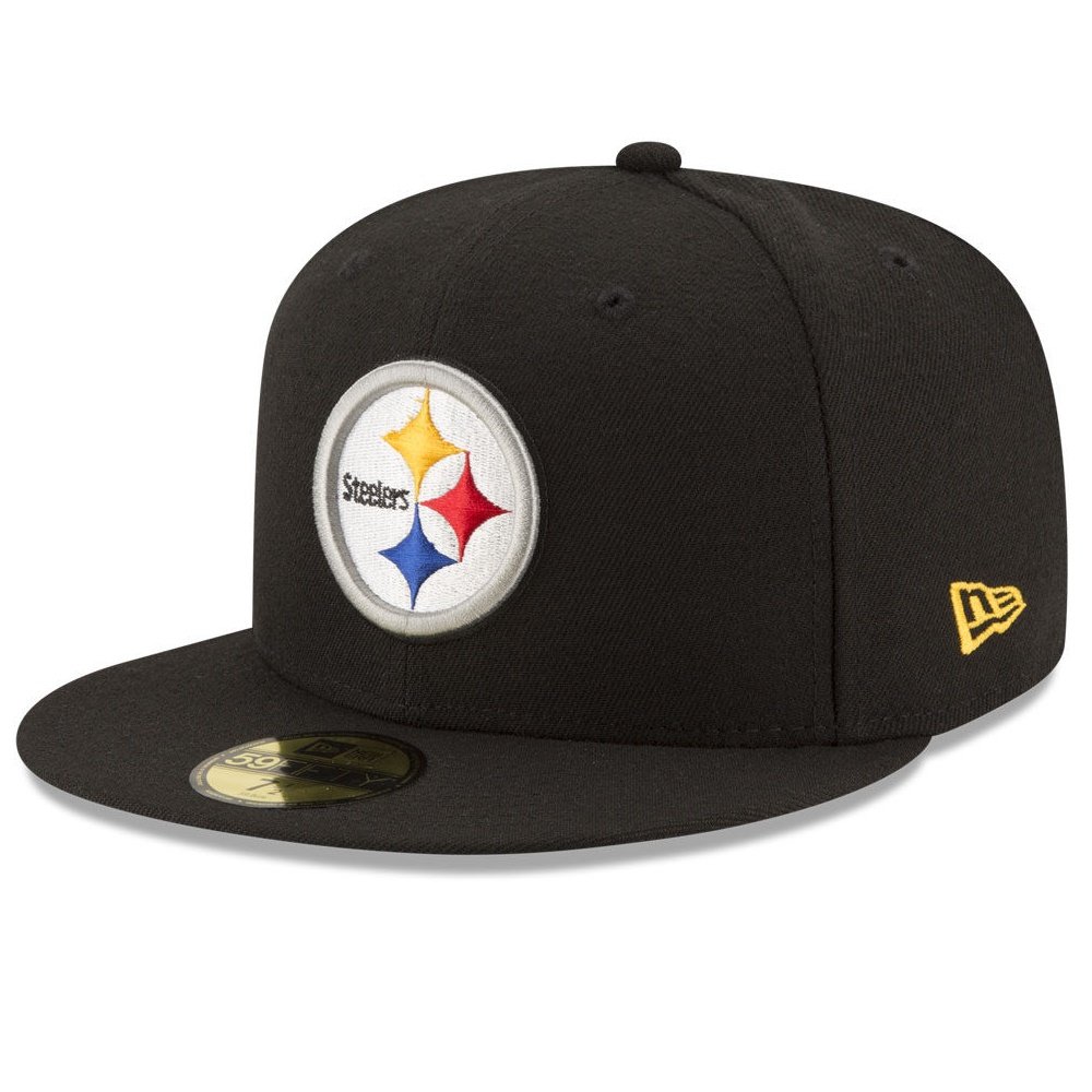 New Era Mens Pittsburgh Steelers Classic Wool 59fifty Fitted Black