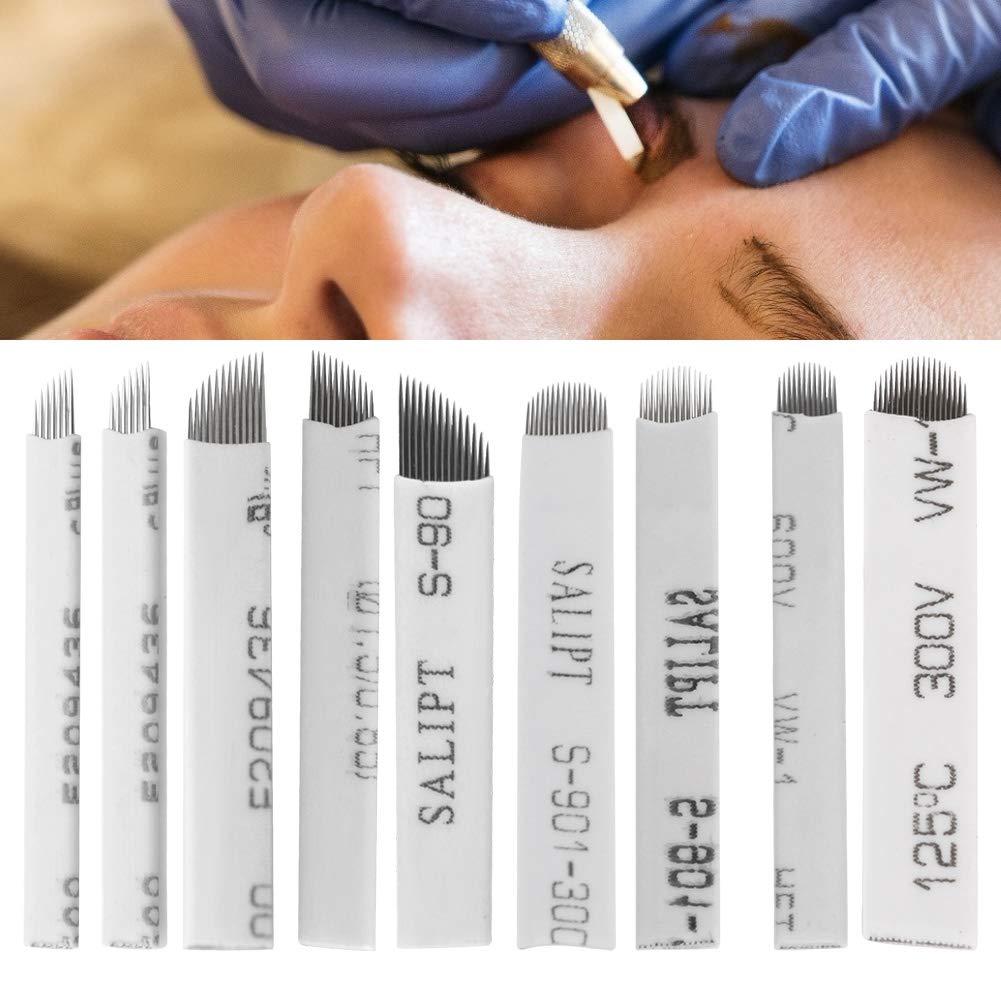 Microneedle Eyebrow Tattoo Blade Kuuleyn 9 Types Microblading Needles Kits - Image 4
