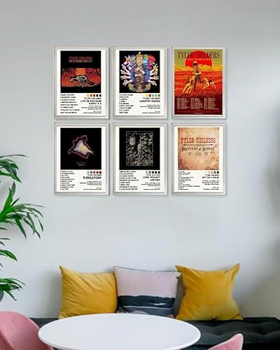 Miniatura 3 de SNRISE Tyler Childers - Póster de la cubierta del álbum de los niños, lienzo, arte de pared, impresión moderna de la familia