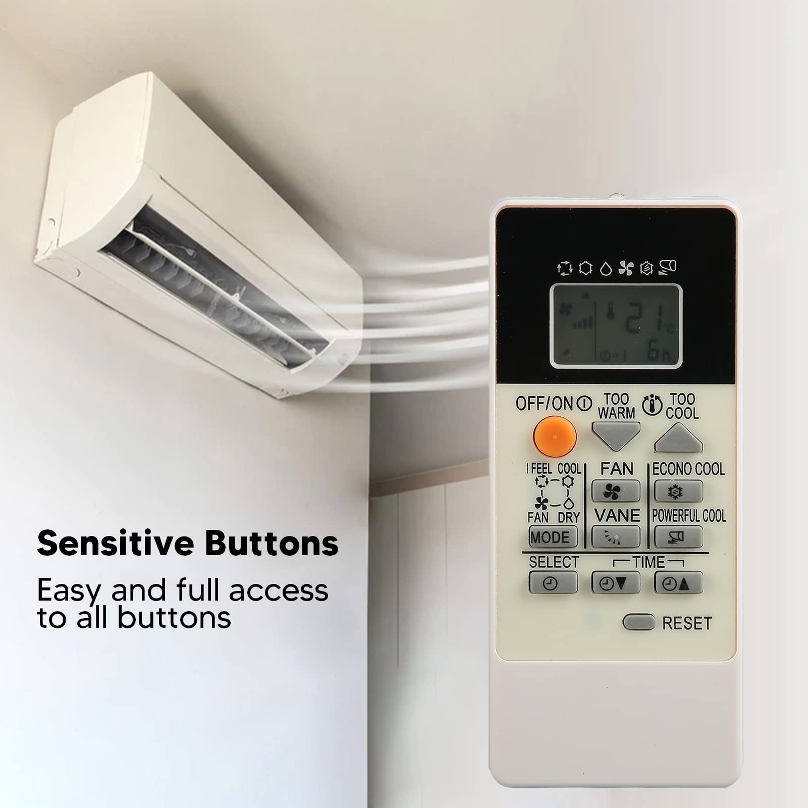 LAN Télécommande Universelle Boutons Sensibles Télécommande De