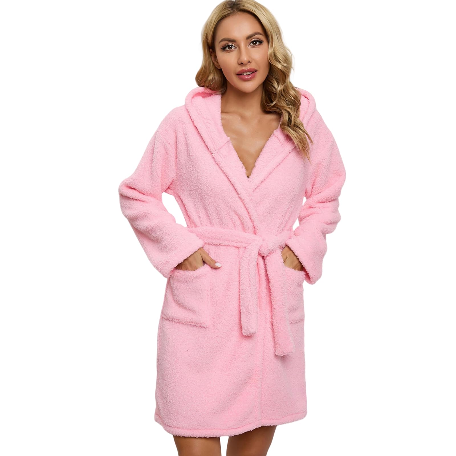 Pigiami da Donna Nuovo Pigiama da Donna Casual Personalizzato Caldo Pigiama da Donna Invernale in Peluche-cachi-2xl