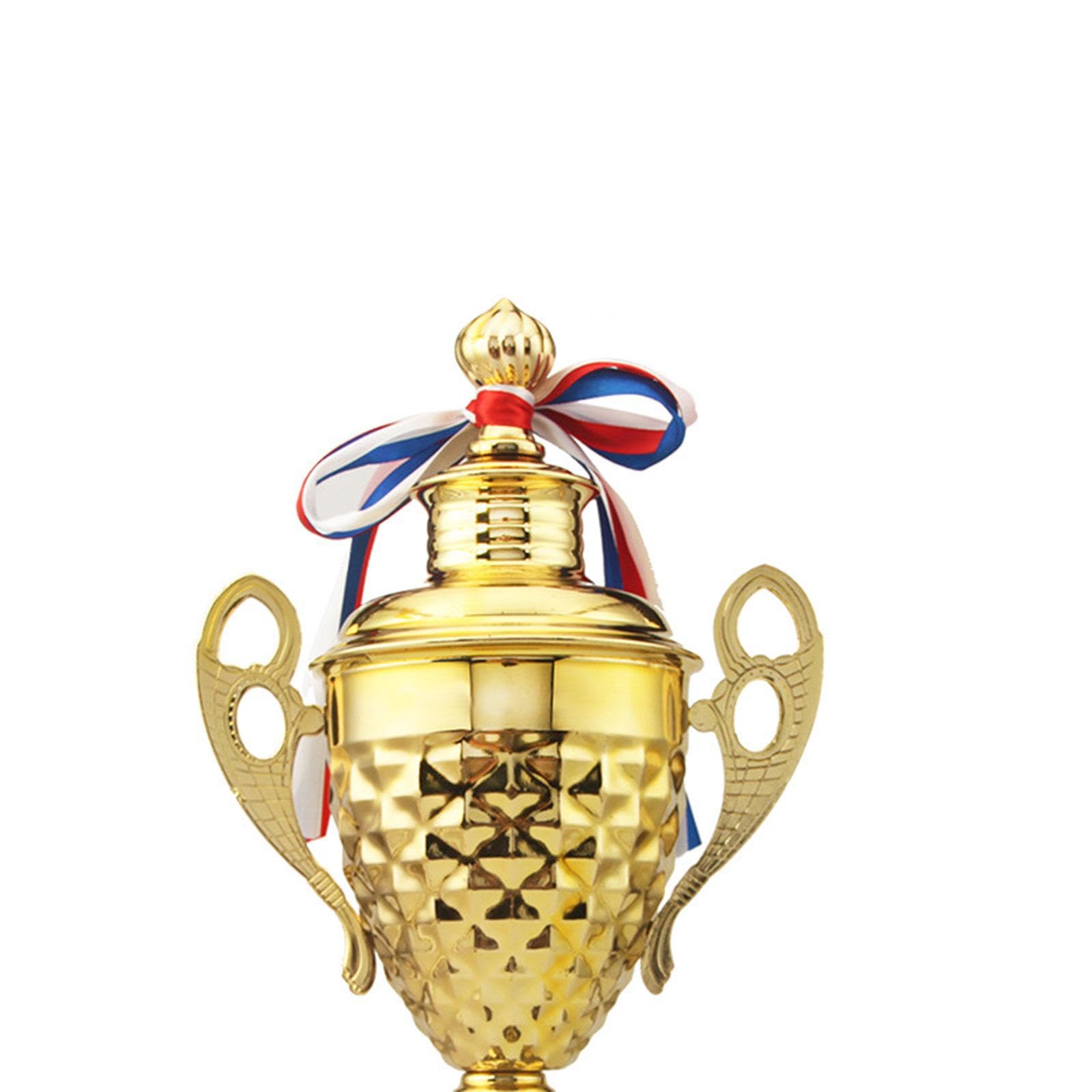 Award Trophy Auszeichnung Siegerpokal Ehrenpreis Metall mit Stabilem Sockel für Turniere Schulpreise Preisverleihungen Kinderpartys Geeignet
